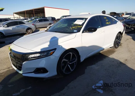 2021 Honda Accord Sport z USA, uszkodzony, nr VIN 1HGCV1F37MA060087